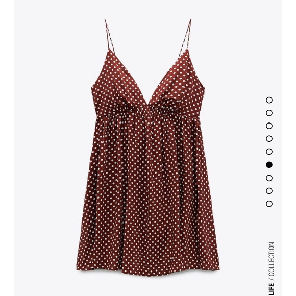 Zara Mirco Dot Mini Dress - Picture 5 of 9